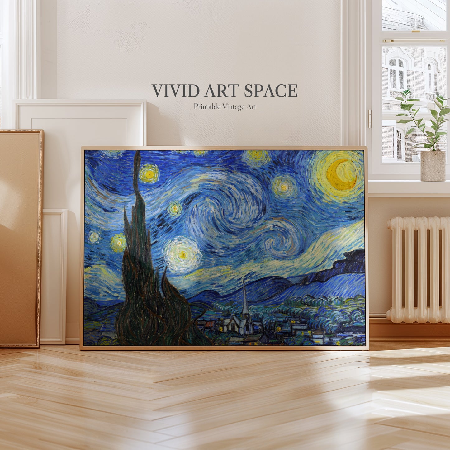 The Starry Night (1889) by Vincent van Gogh