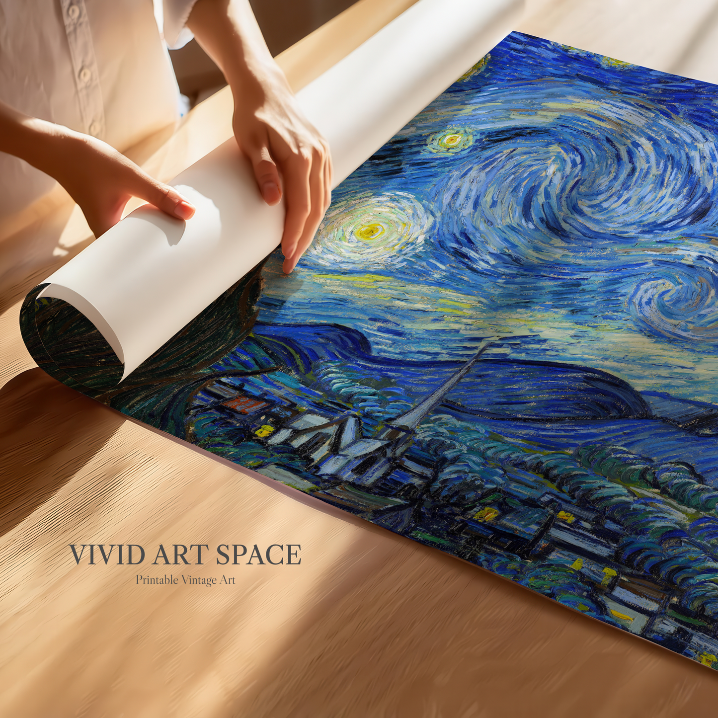 The Starry Night (1889) by Vincent van Gogh
