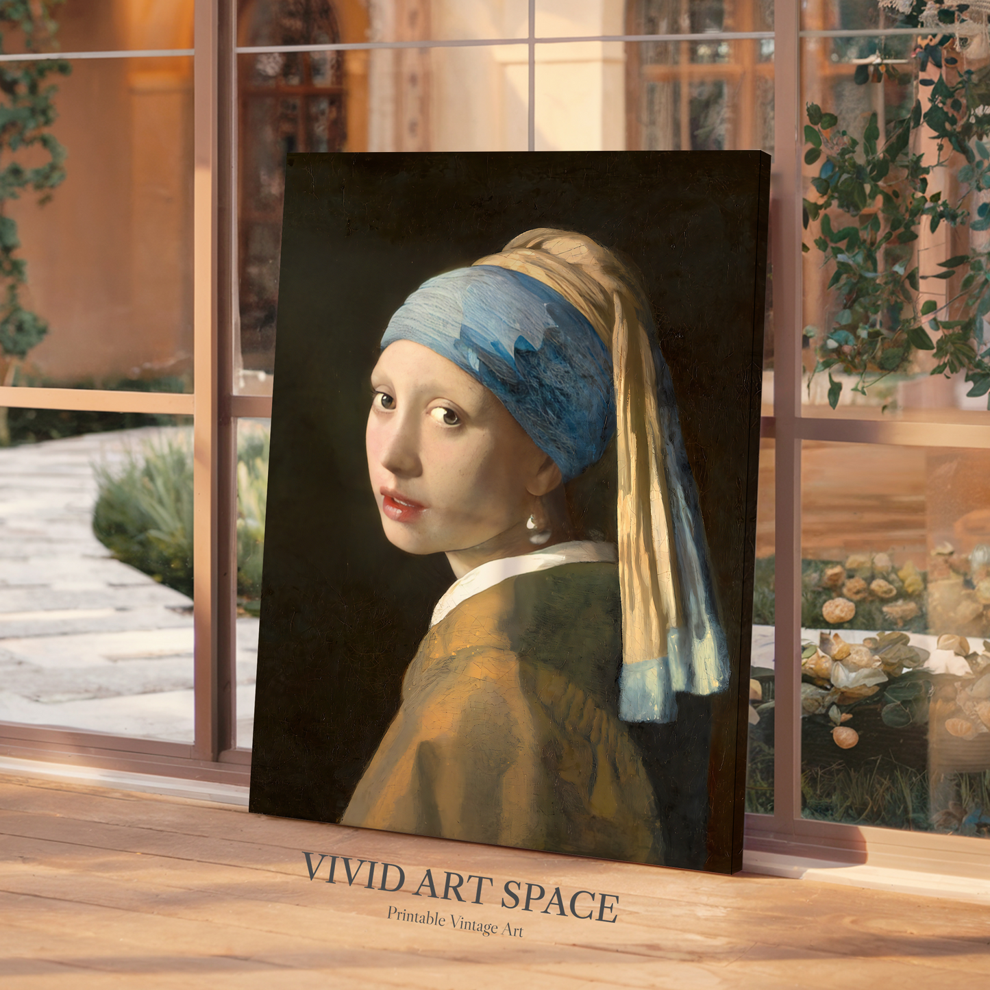 Girl with a Pearl Earring (1655) by Johannes Vermeer