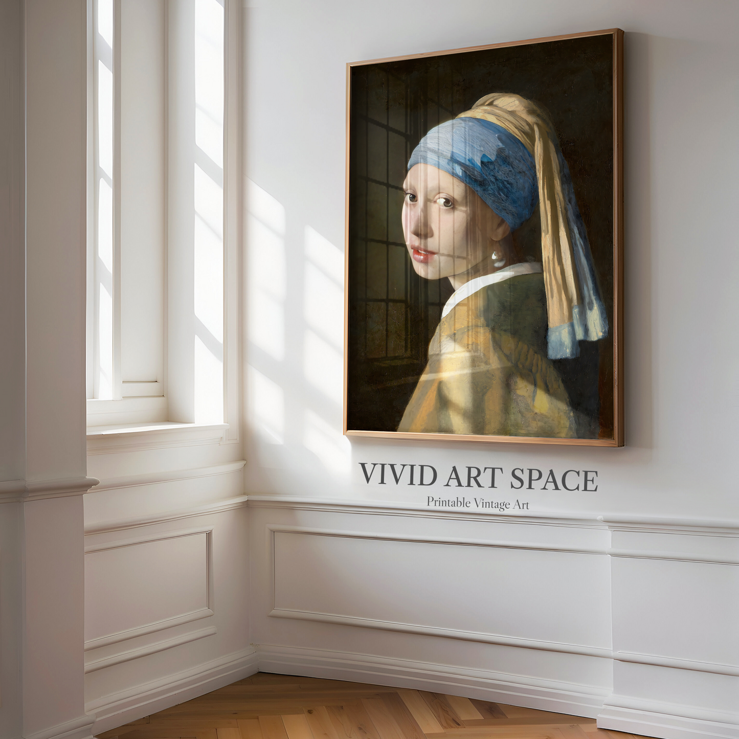 Girl with a Pearl Earring (1655) by Johannes Vermeer