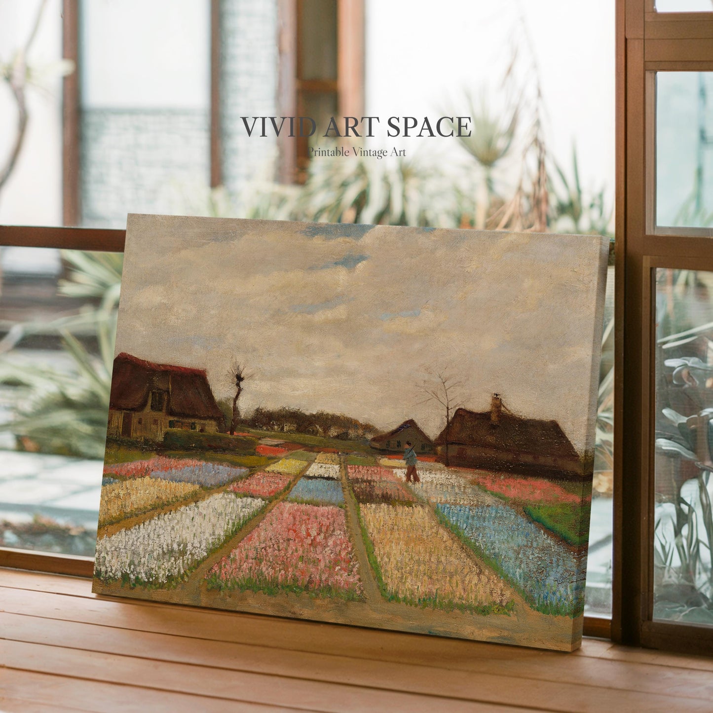 Bulb Fields (1883) by Vincent van Gogh