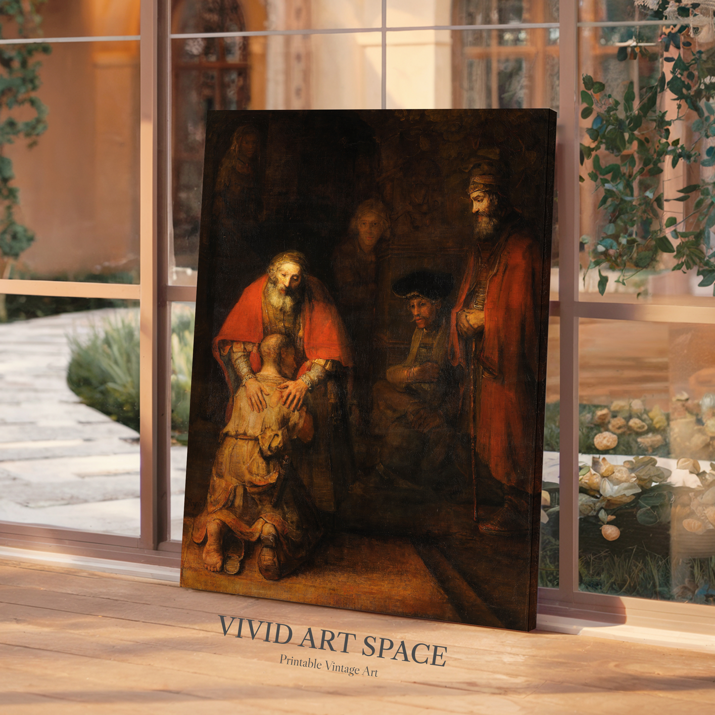 The Return of the Prodigal Son (1666) by Rembrandt van Rijn