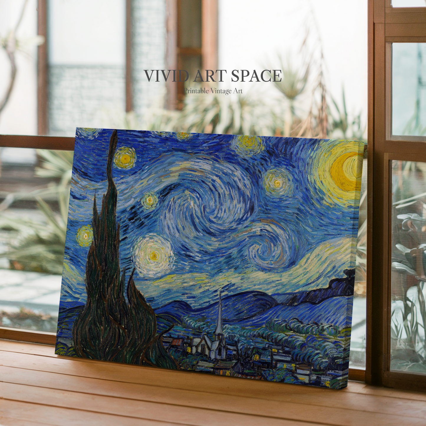 The Starry Night (1889) by Vincent van Gogh
