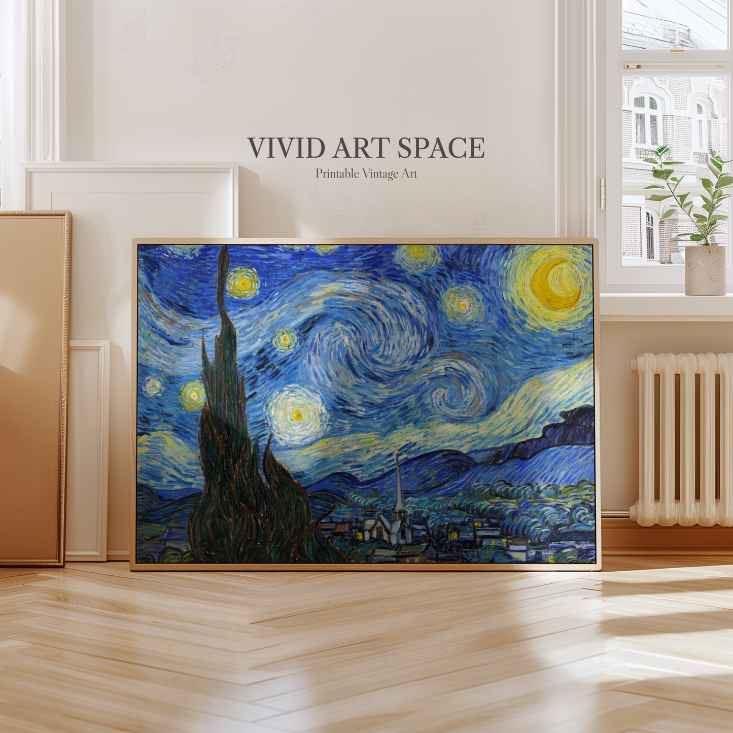 The Starry Night (1889) by Vincent van Gogh