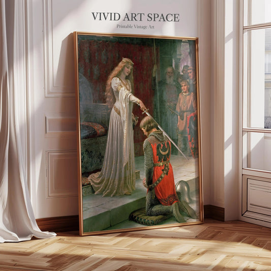 The Accolade (1901) by Edmund Leighton