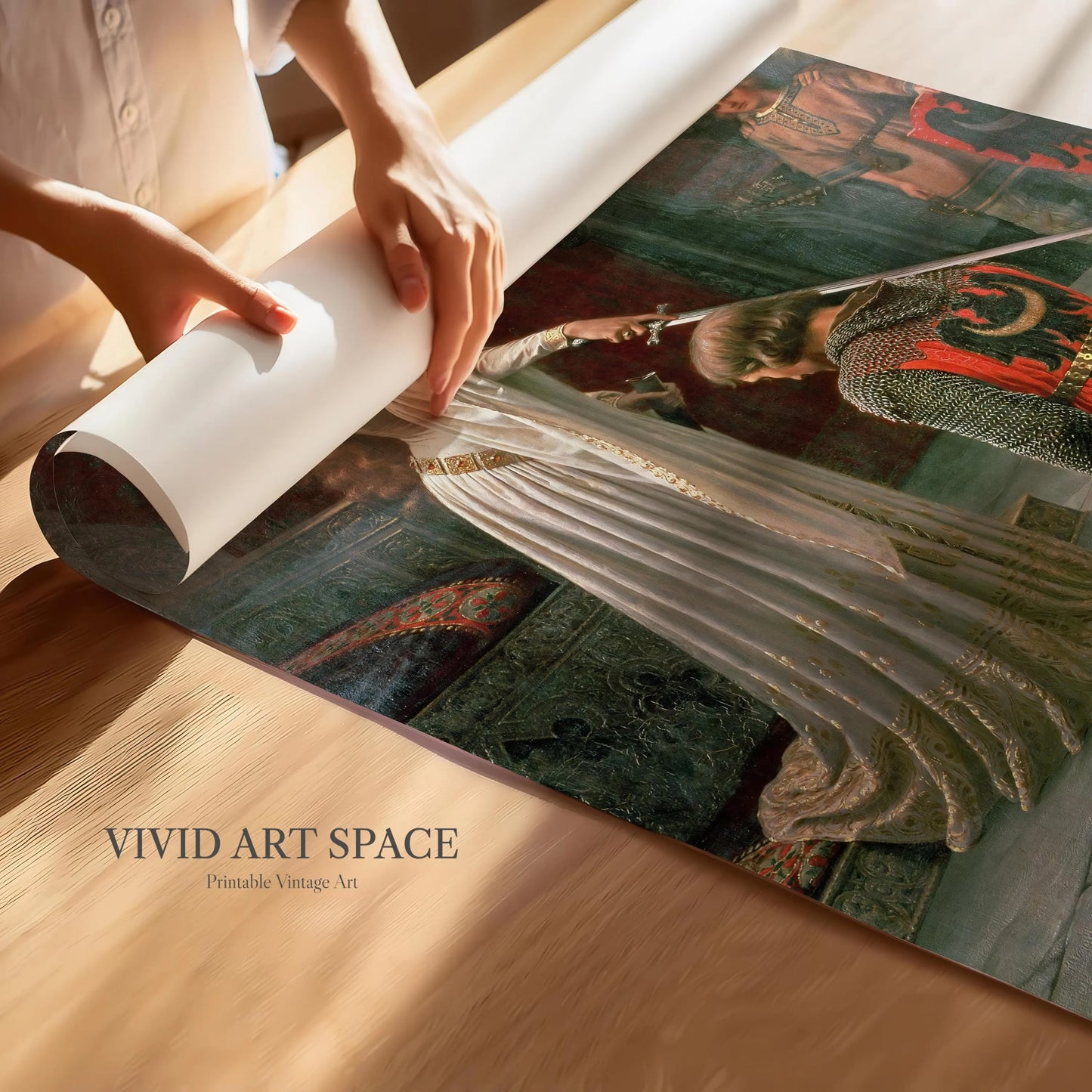 The Accolade (1901) by Edmund Leighton