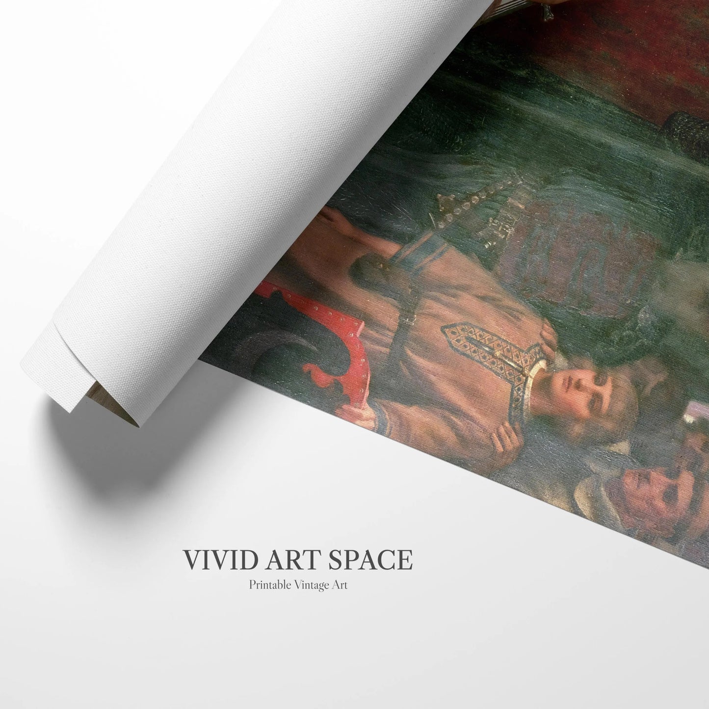 The Accolade (1901) by Edmund Leighton