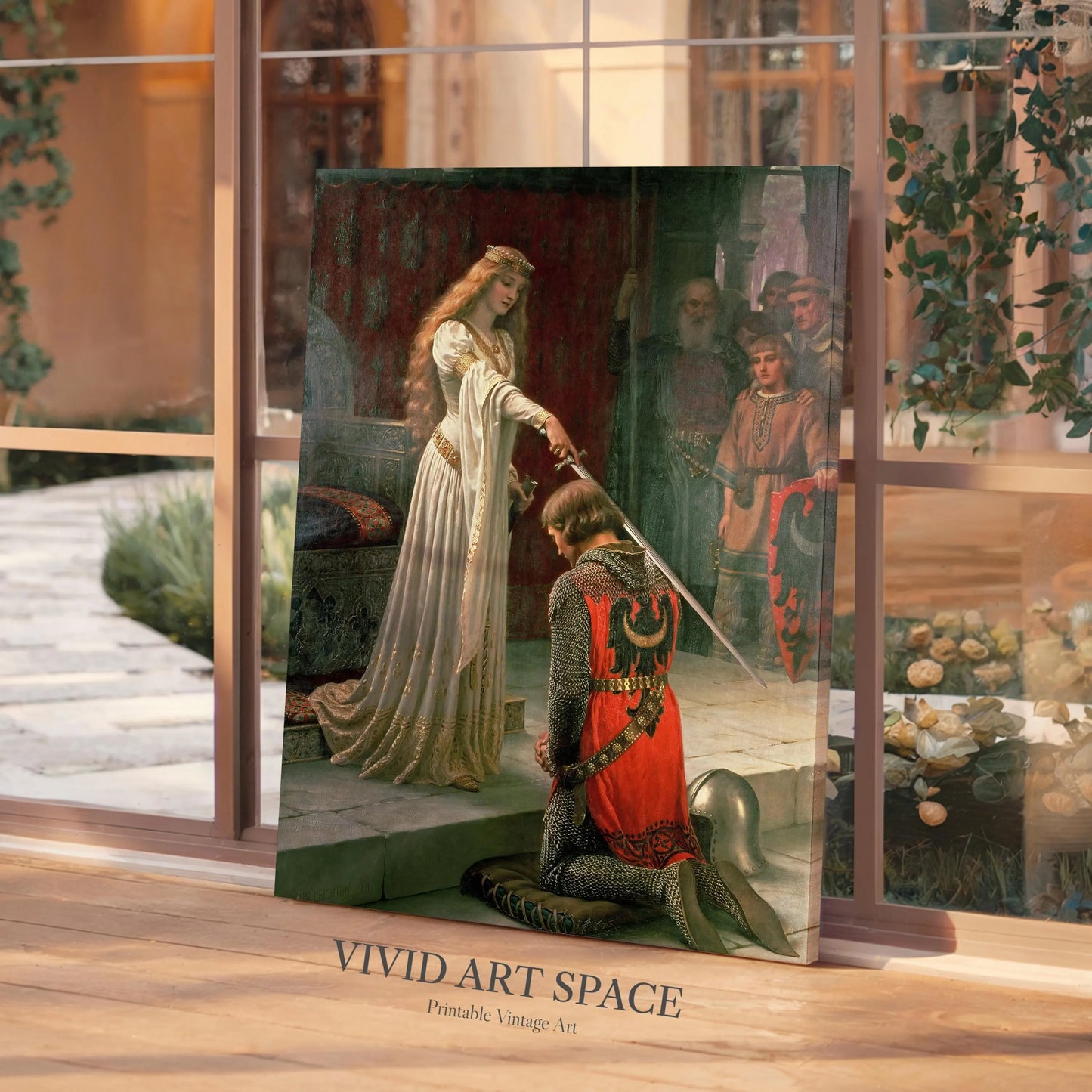 The Accolade (1901) by Edmund Leighton