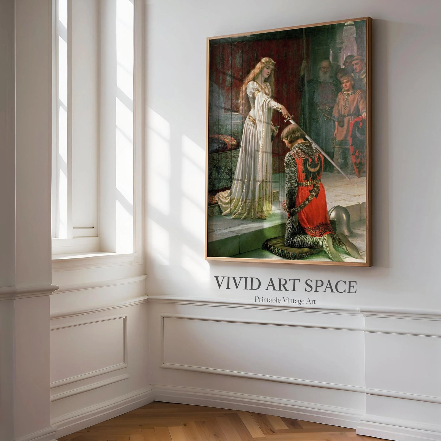 The Accolade (1901) by Edmund Leighton