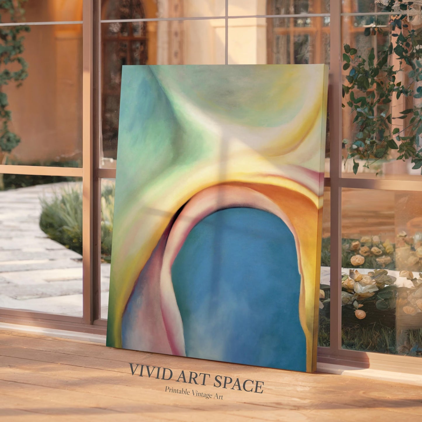 Over Blue (1918) by Georgia O’Keeffe