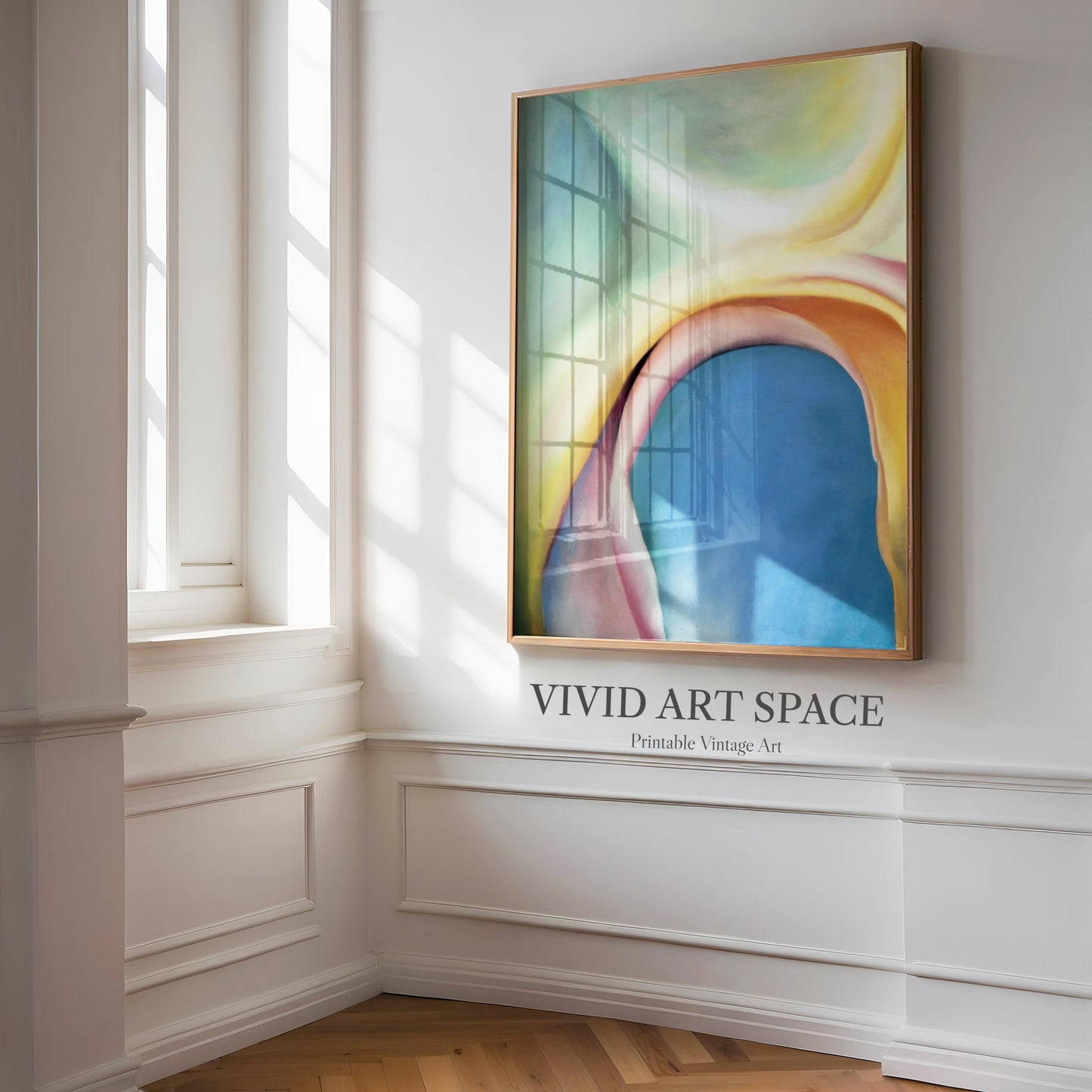 Over Blue (1918) by Georgia O’Keeffe