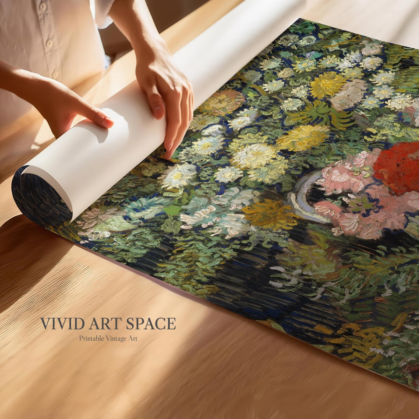 Bouquet of Flowers (1890) by Vincent van Gogh