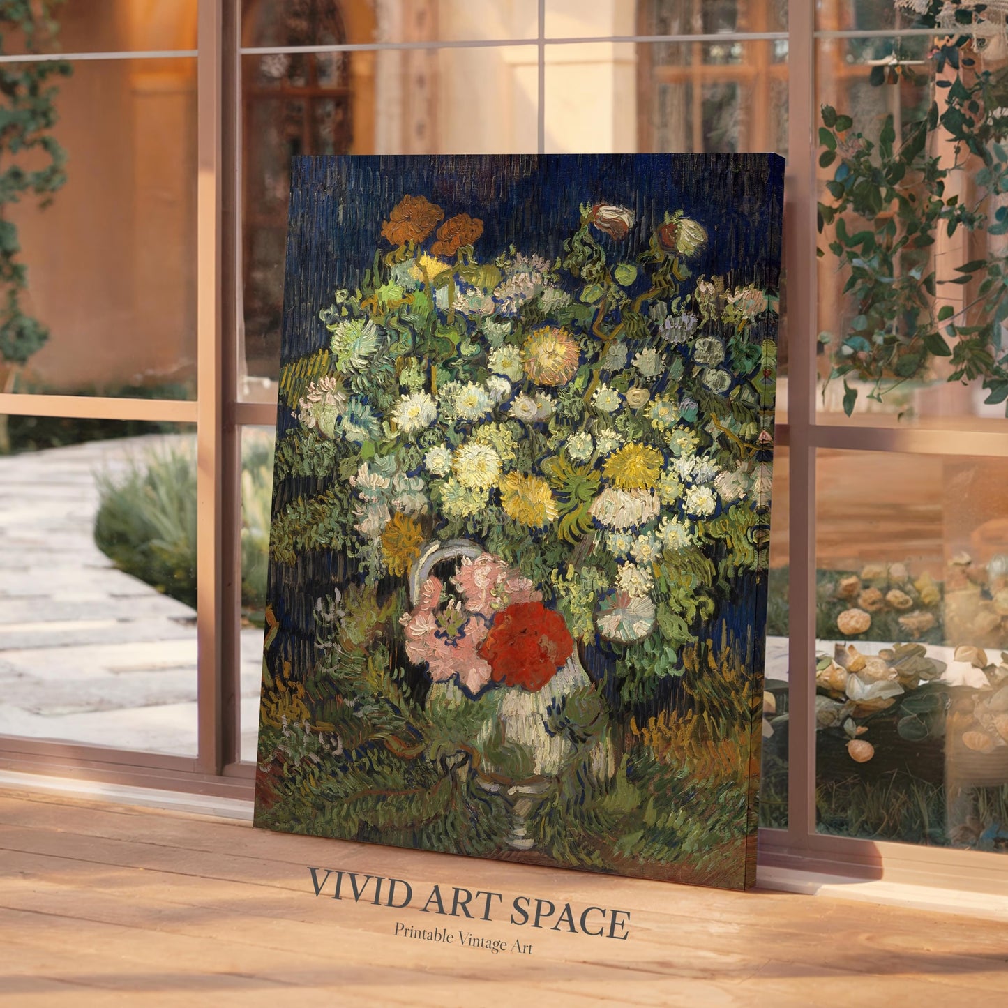 Bouquet of Flowers (1890) by Vincent van Gogh