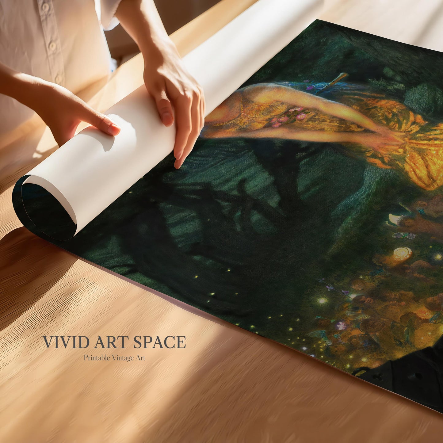 Midsummer Eve (1908) by Edward Robert Hughes