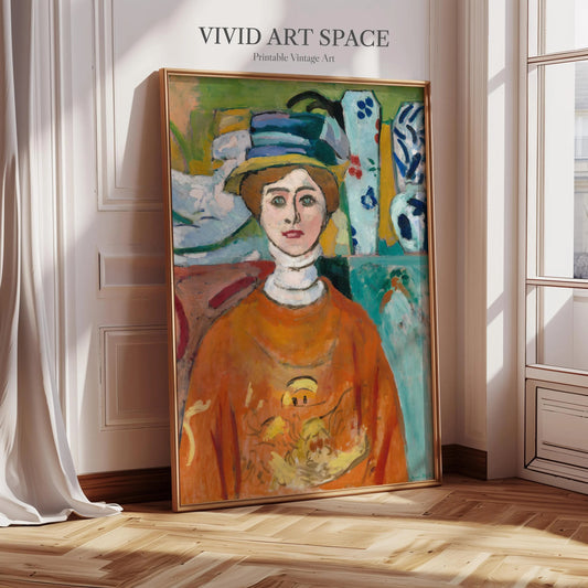 The Girl with Green Eyes (1908) by Henri Matisse