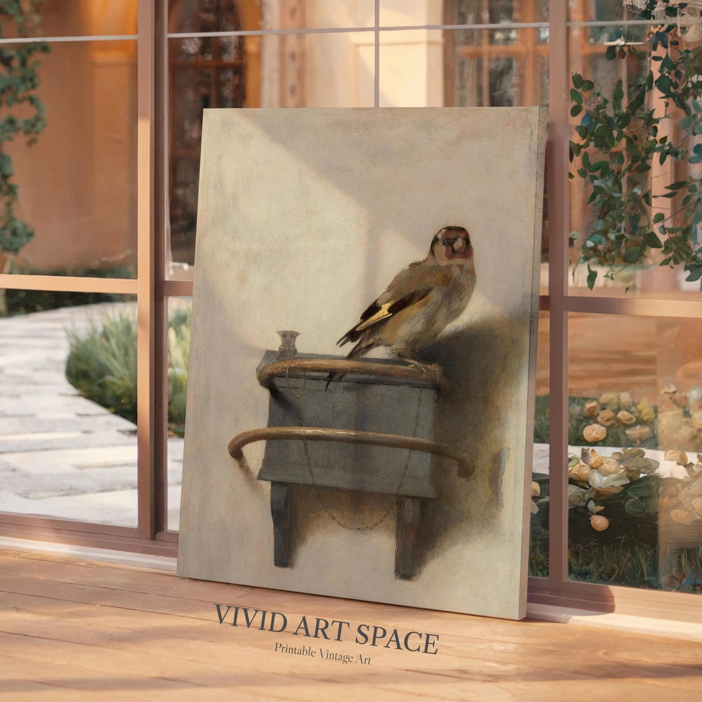 The Goldfinch (1654) by Carel Fabritius