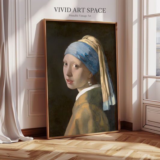 Girl with a Pearl Earring (1655) by Johannes Vermeer