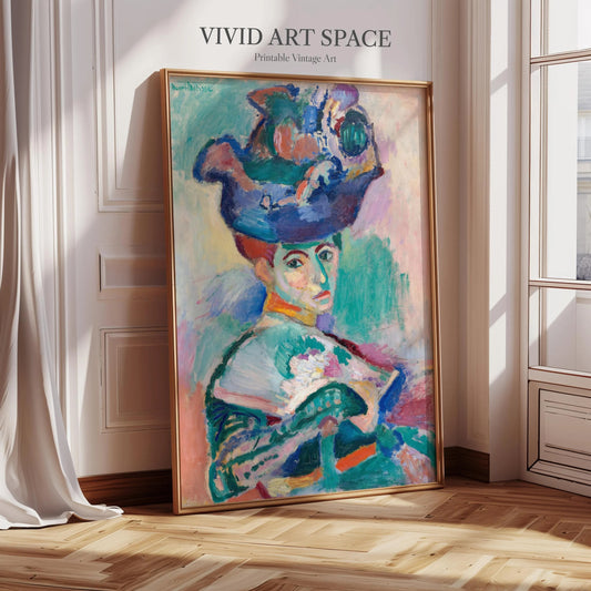 Woman with a Hat (1905) by Henri Matisse