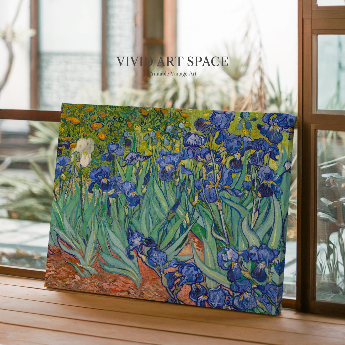 Irises (1889) by Vincent van Gogh