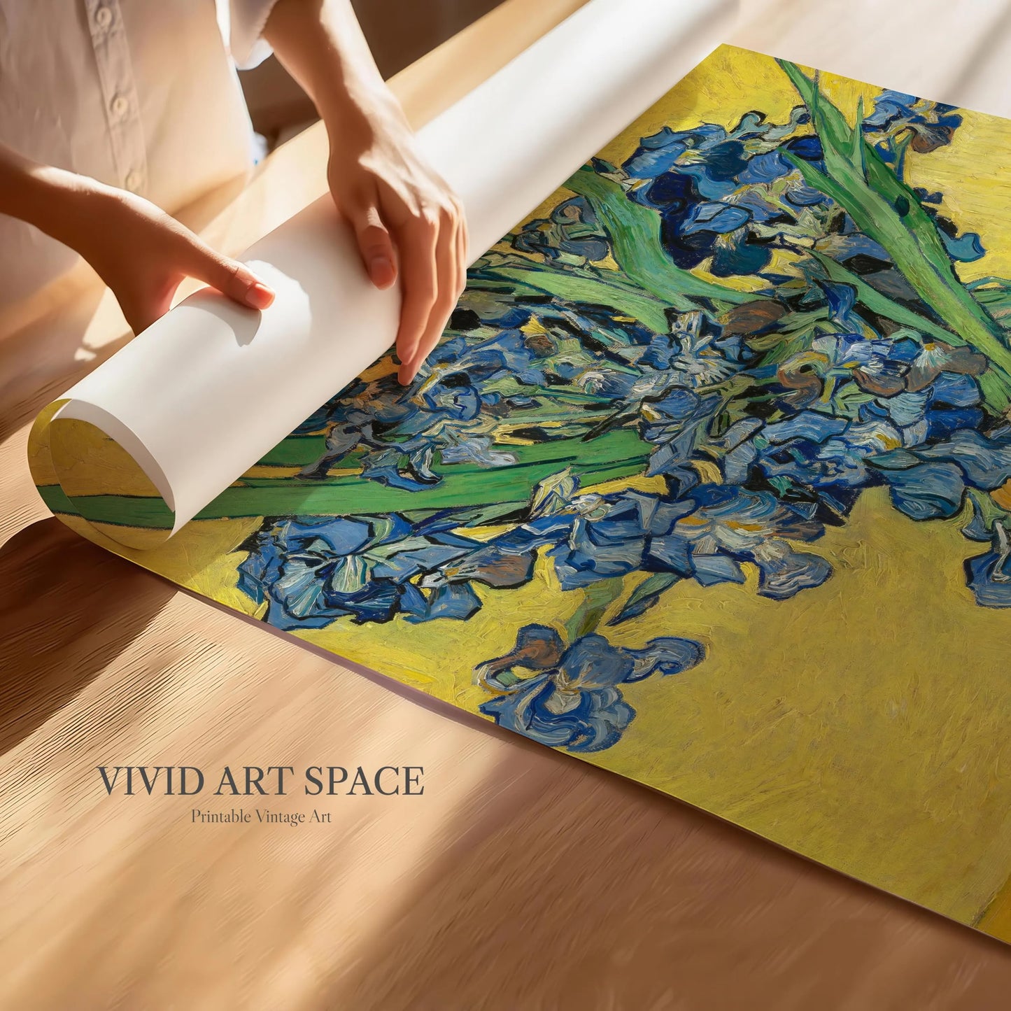 Irises (1889) by Vincent van Gogh