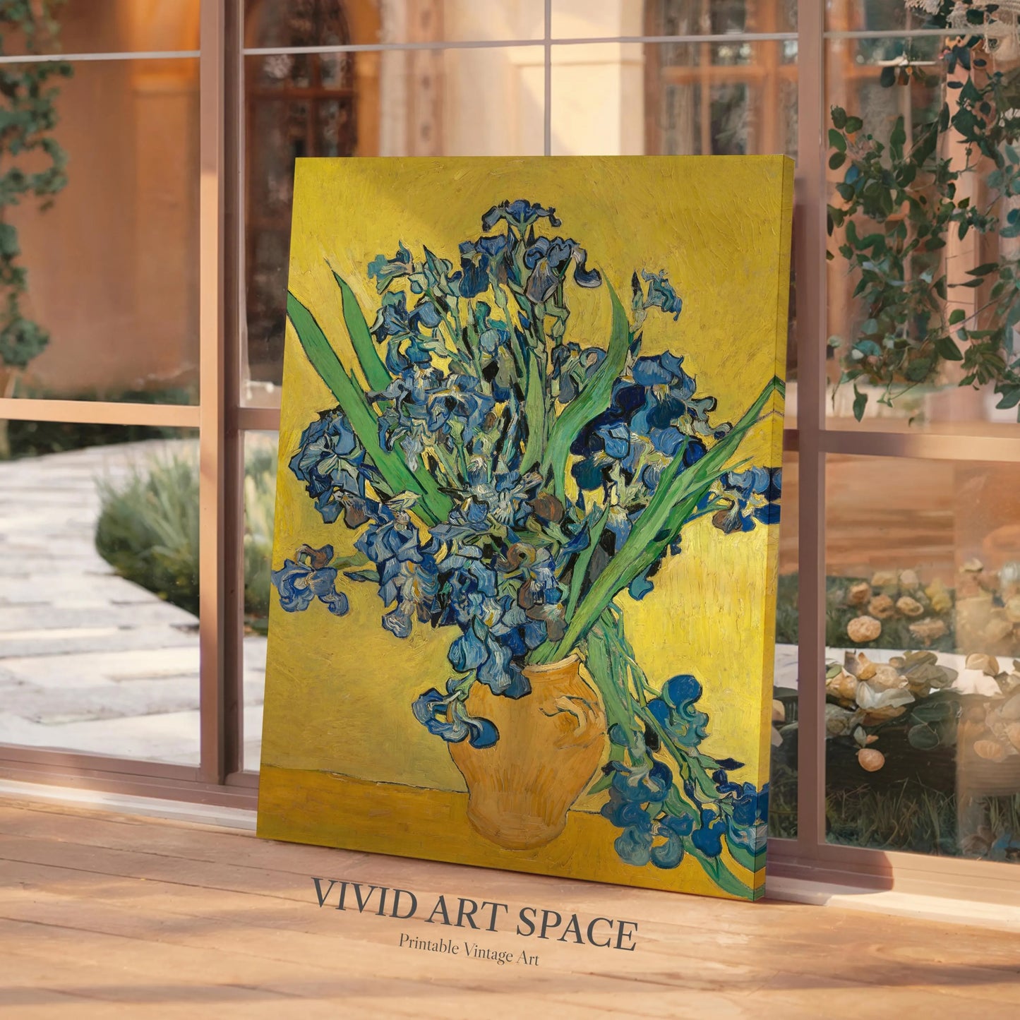 Irises (1889) by Vincent van Gogh