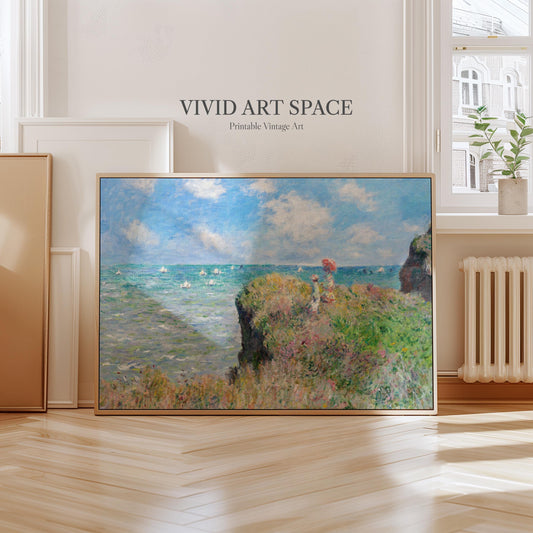 Cliff Walk at Pourville (1882) by Claude Monet