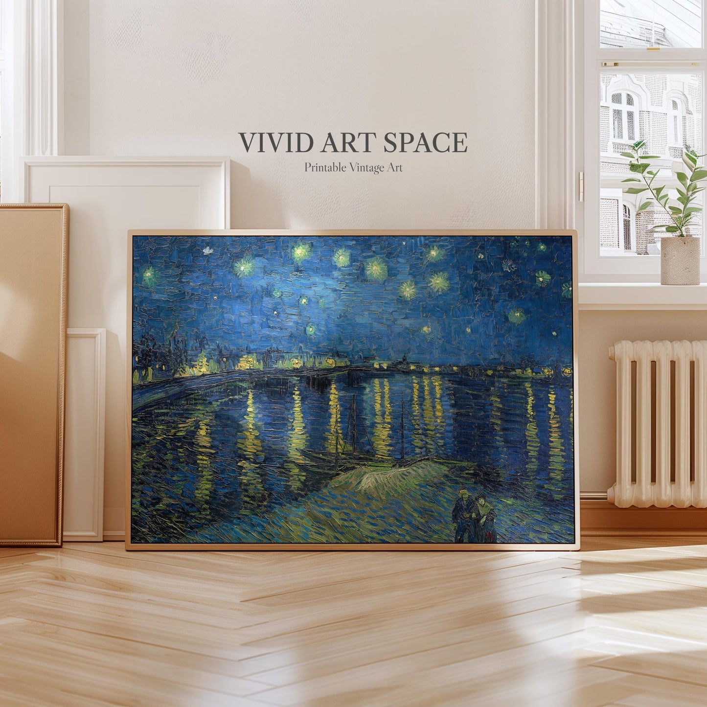 Starry Night Over the Rhone (1888) by Vincent van Gogh