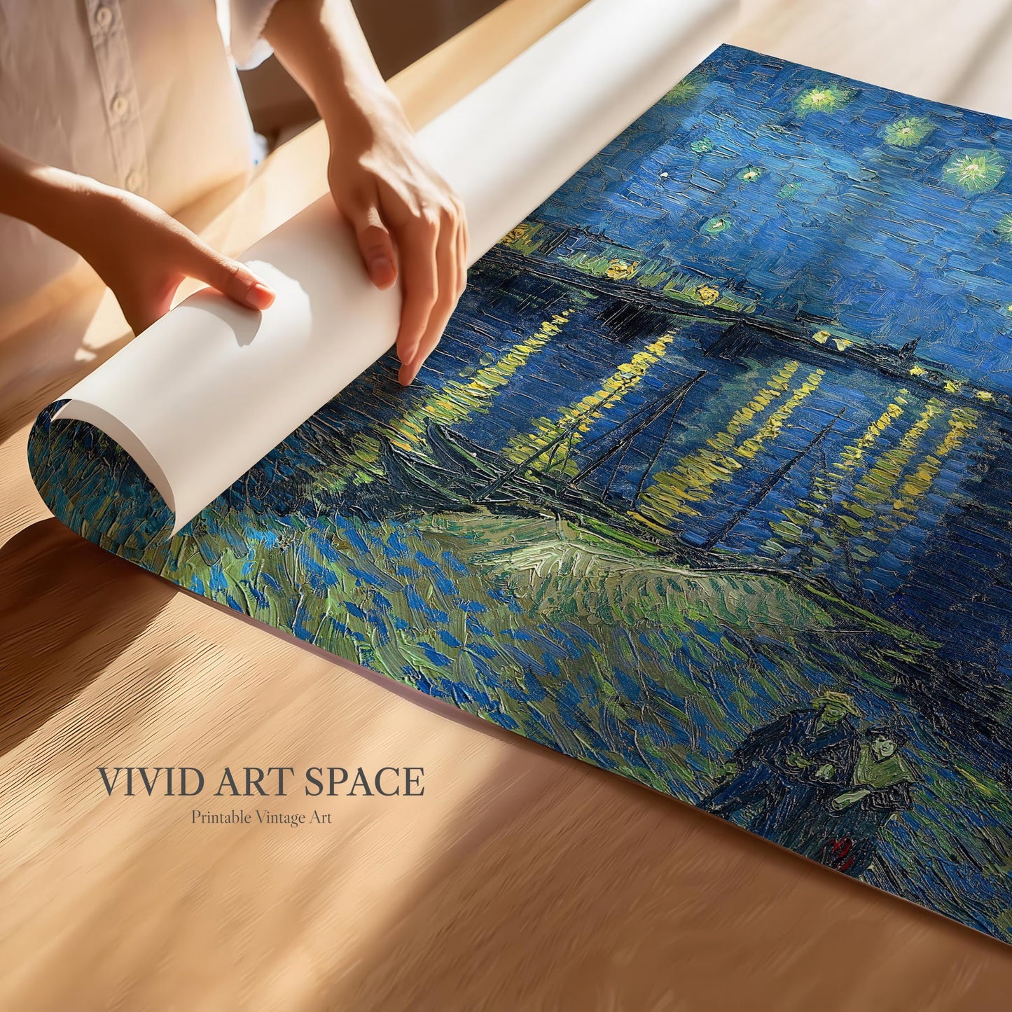 Starry Night Over the Rhone (1888) by Vincent van Gogh