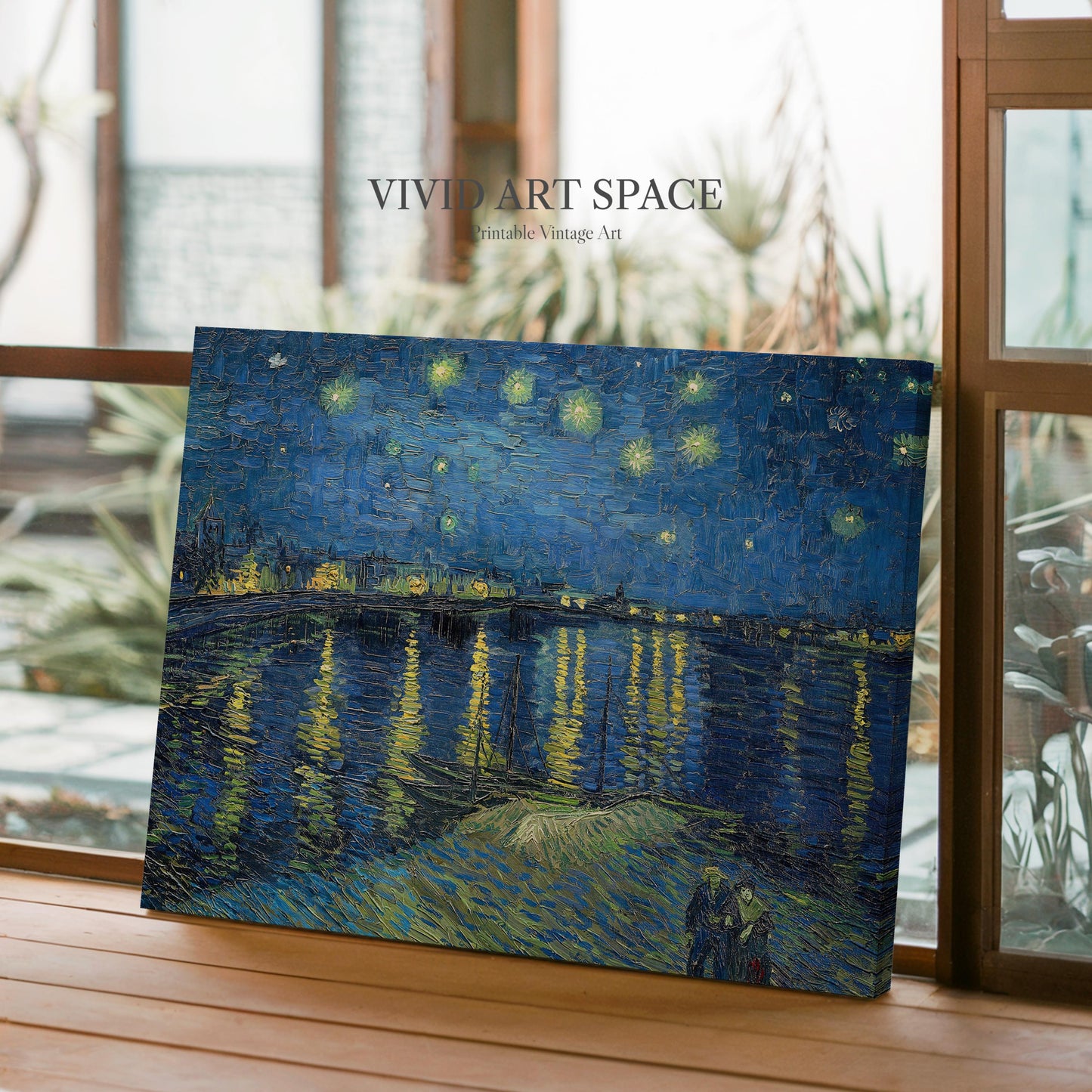 Starry Night Over the Rhone (1888) by Vincent van Gogh