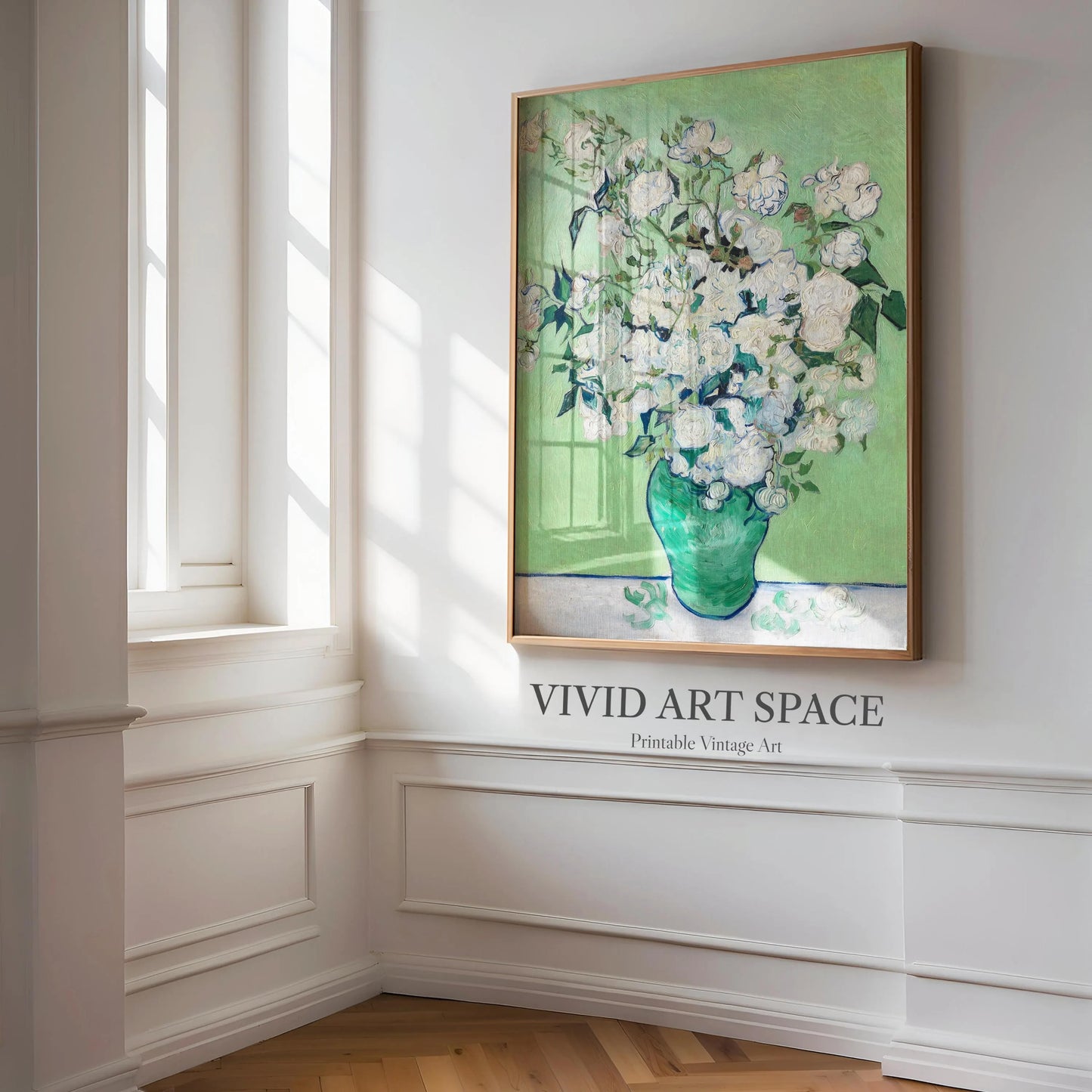 Roses (1890) by Vincent van Gogh