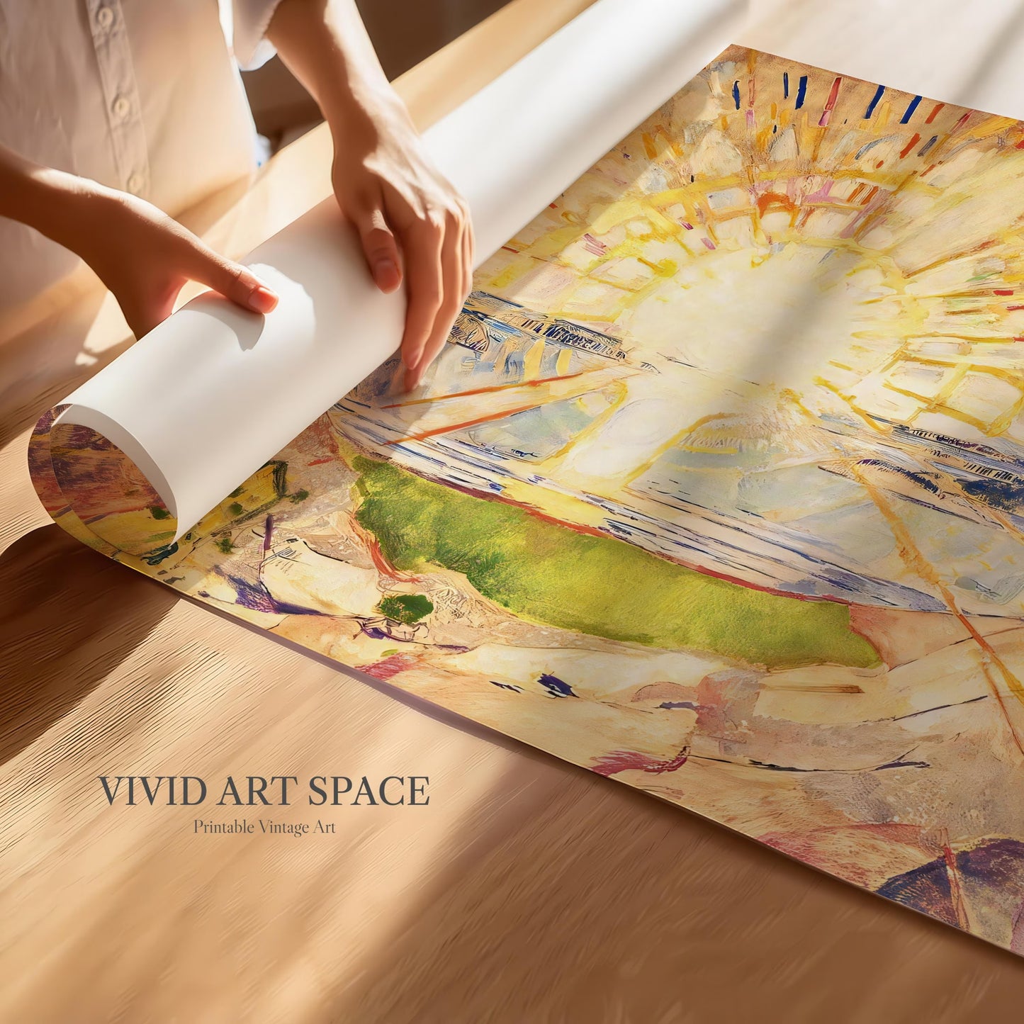 The Sun (1909) by Edvard Munch