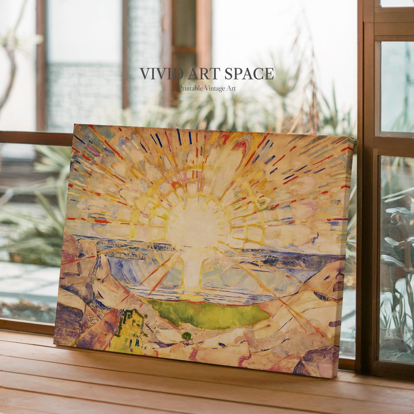 The Sun (1909) by Edvard Munch