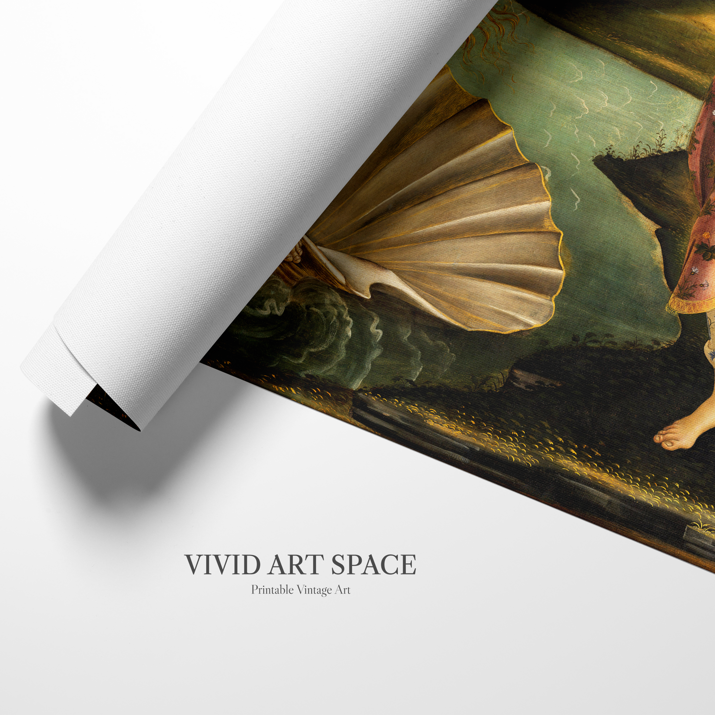 The Birth of Venus (1485) by Sandro Botticelli