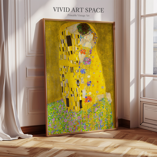 The Kiss (1908) by Gustav Klimt