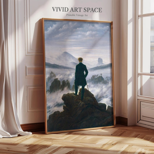 Wanderer Above the Sea of Fog (1818) by Caspar David Friedrich