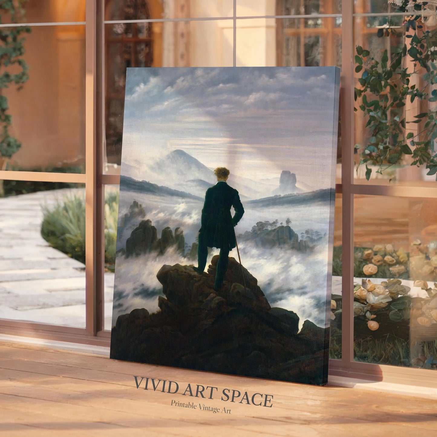 Wanderer Above the Sea of Fog (1818) by Caspar David Friedrich