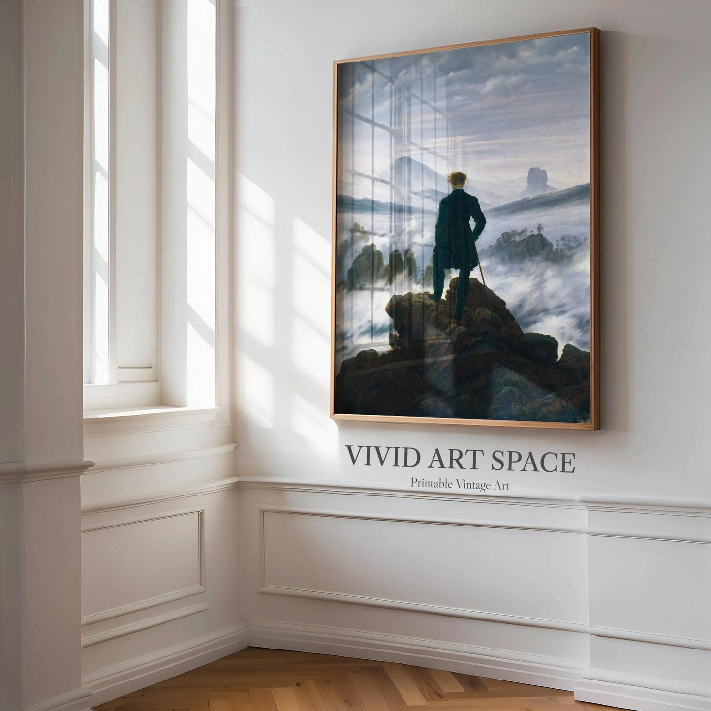 Wanderer Above the Sea of Fog (1818) by Caspar David Friedrich