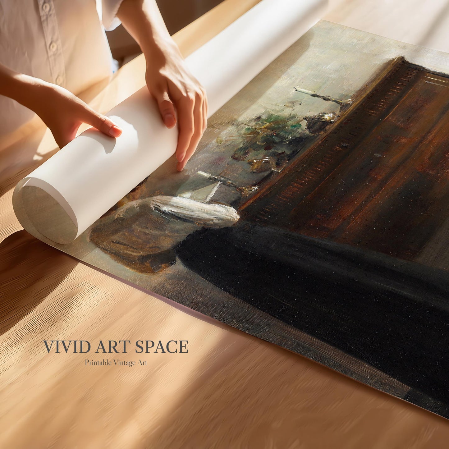 The Artist's Wife (1904) by Carl Holsøe