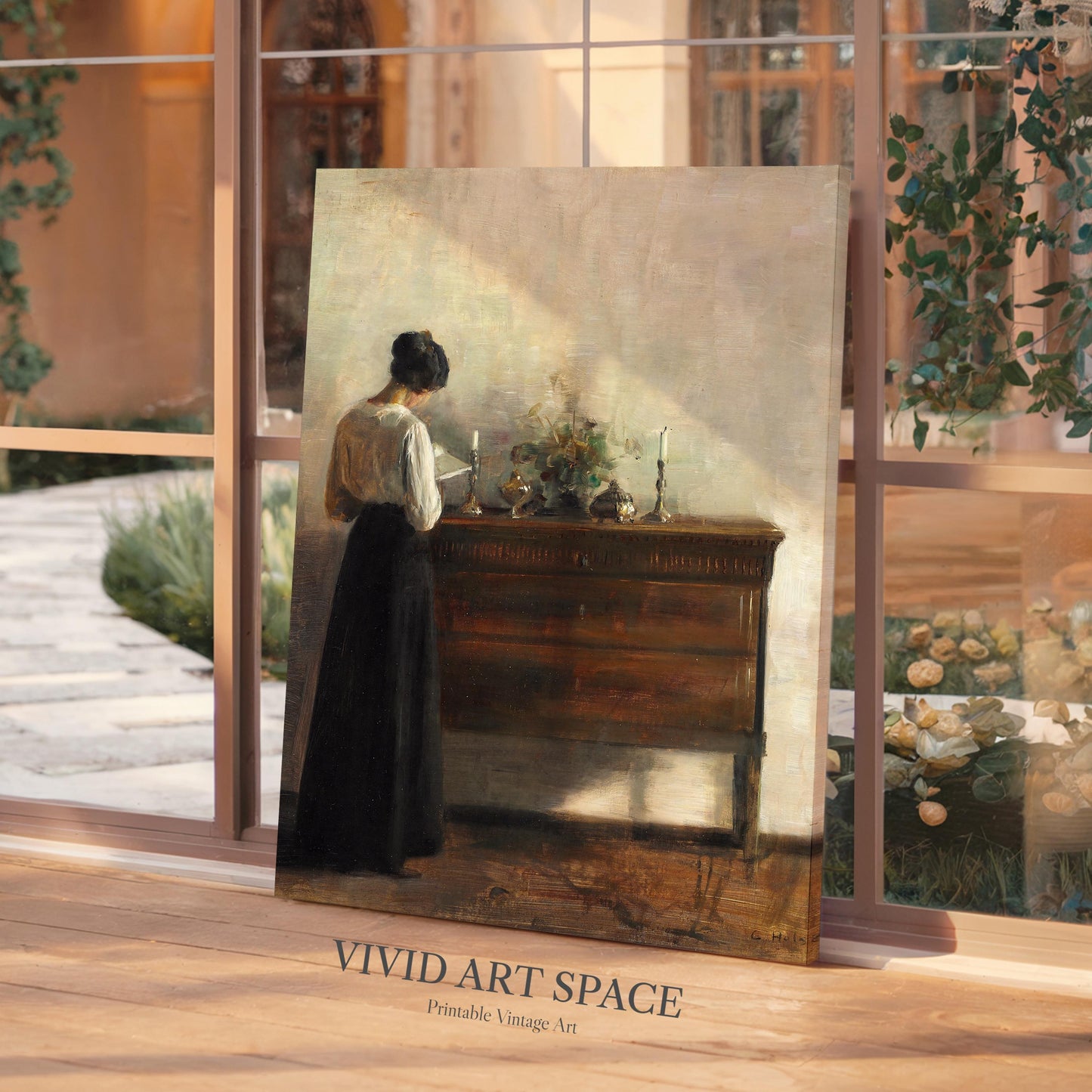 The Artist's Wife (1904) by Carl Holsøe