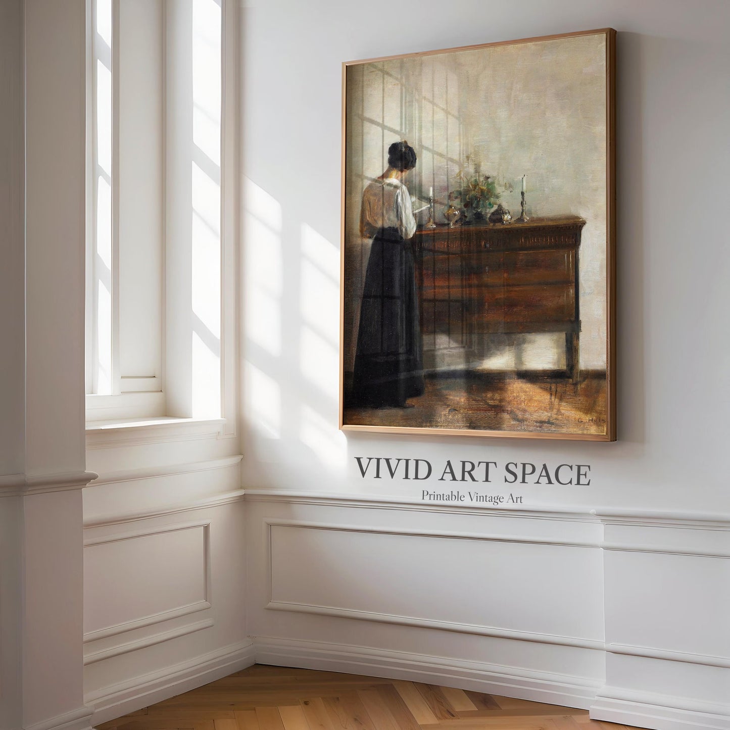 The Artist's Wife (1904) by Carl Holsøe